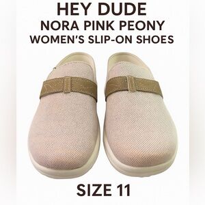Hey Dude Nora Pink Peony Women’s Slip-On Shoes